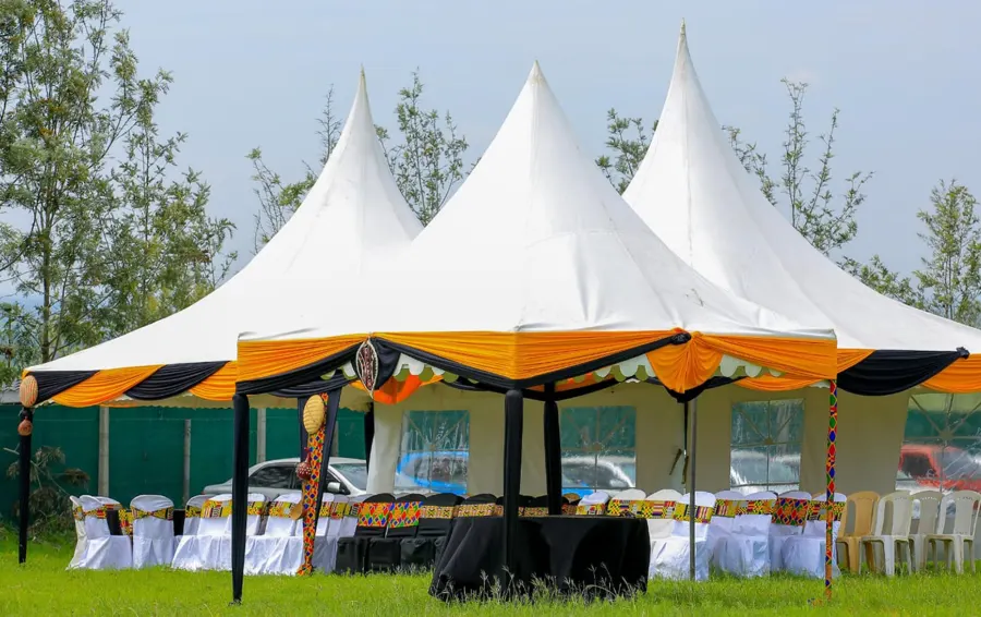 Outdoor event setup