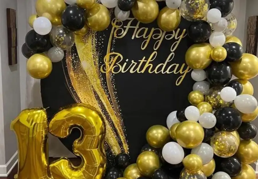 Birthday party setup